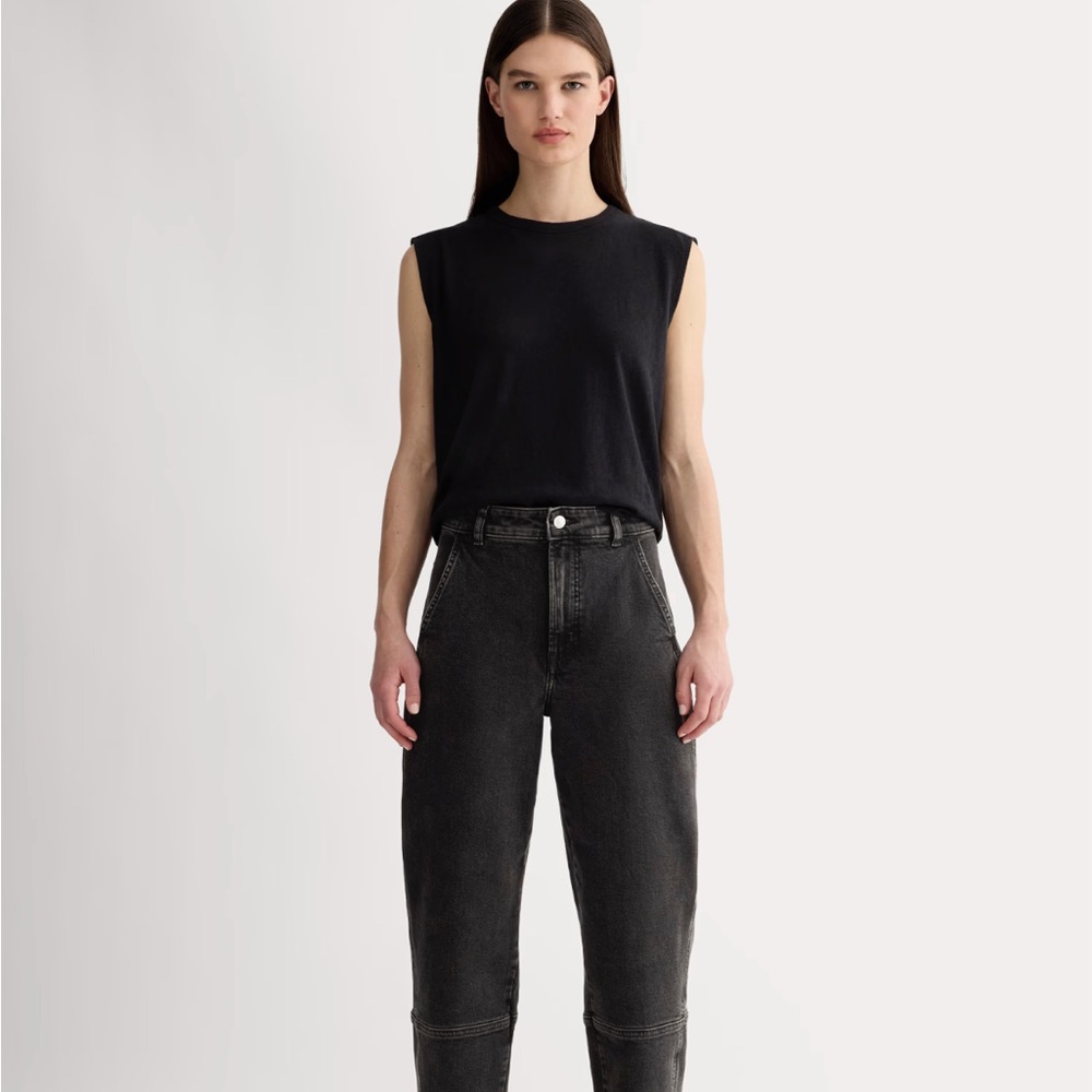 Everlane Black Boyfriend Jeans Relaxed Fit